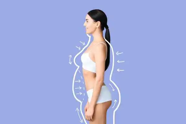 image of woman experiencing fat reduction treatment SCOTLAND
