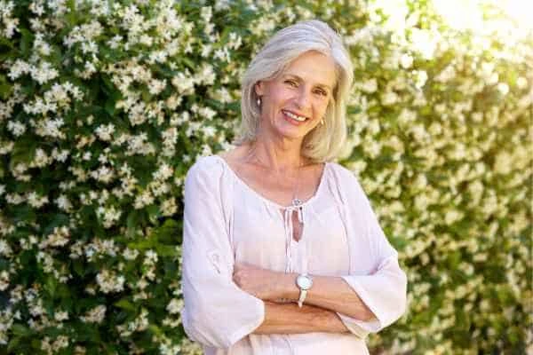 Older woman happy with urinary incontinence treatment SCOTLAND