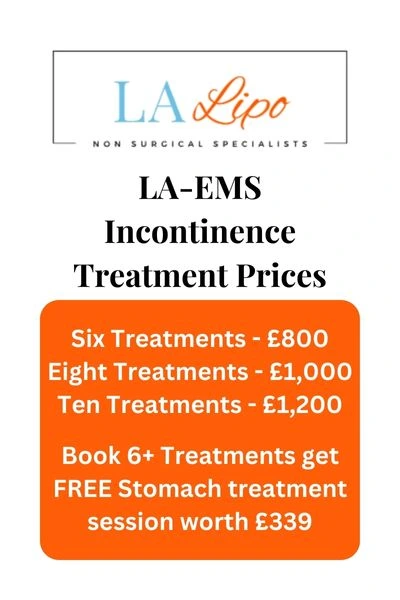 LA-EMS Incontinence Treatment Prices SCOTLAND