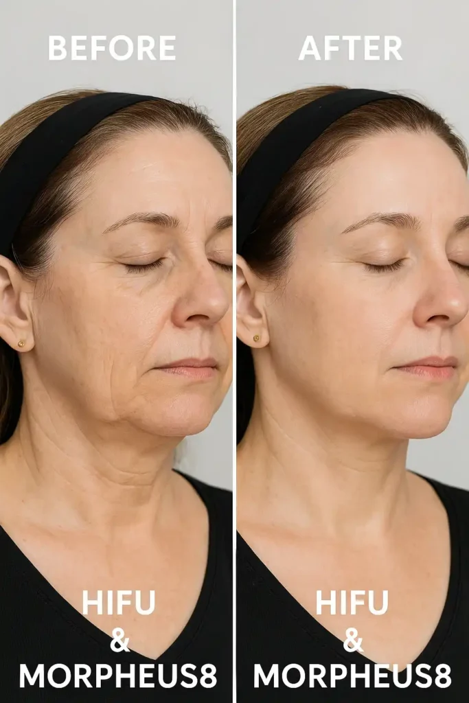HIFU & Morpheus8 treatment results SCOTLAND - book in today!