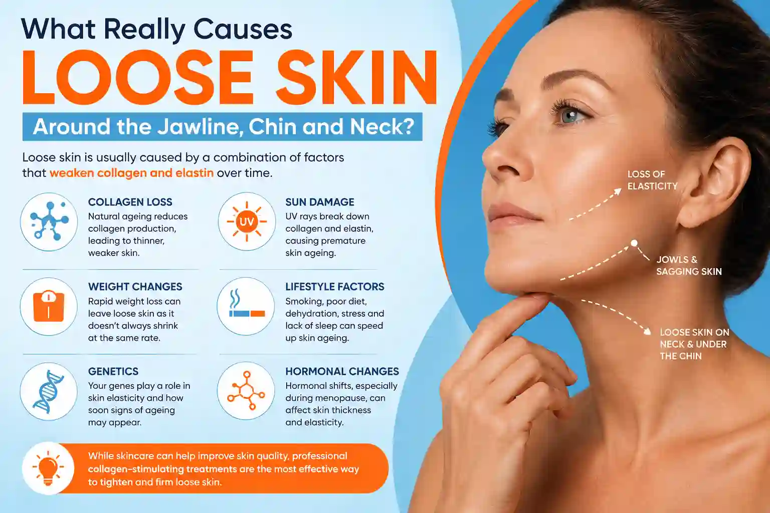 What Really Causes Loose Skin Around the Jawline, Chin and Neck SCOTLAND?